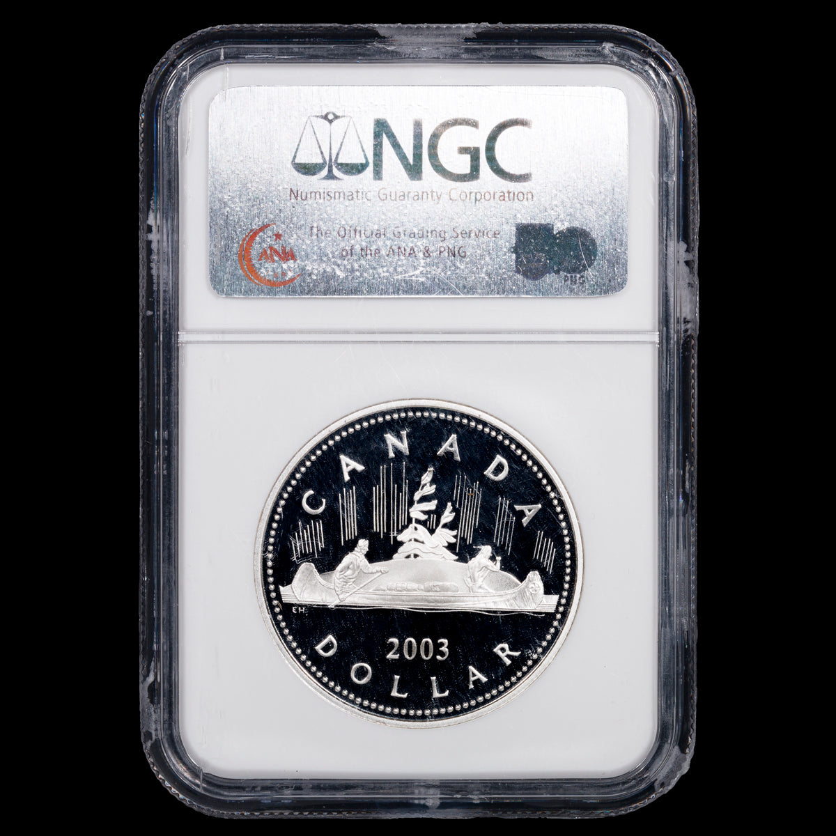 $1 2003 Voyageur, Uncrowned Portrait NGC PR-69 Ultra Cameo