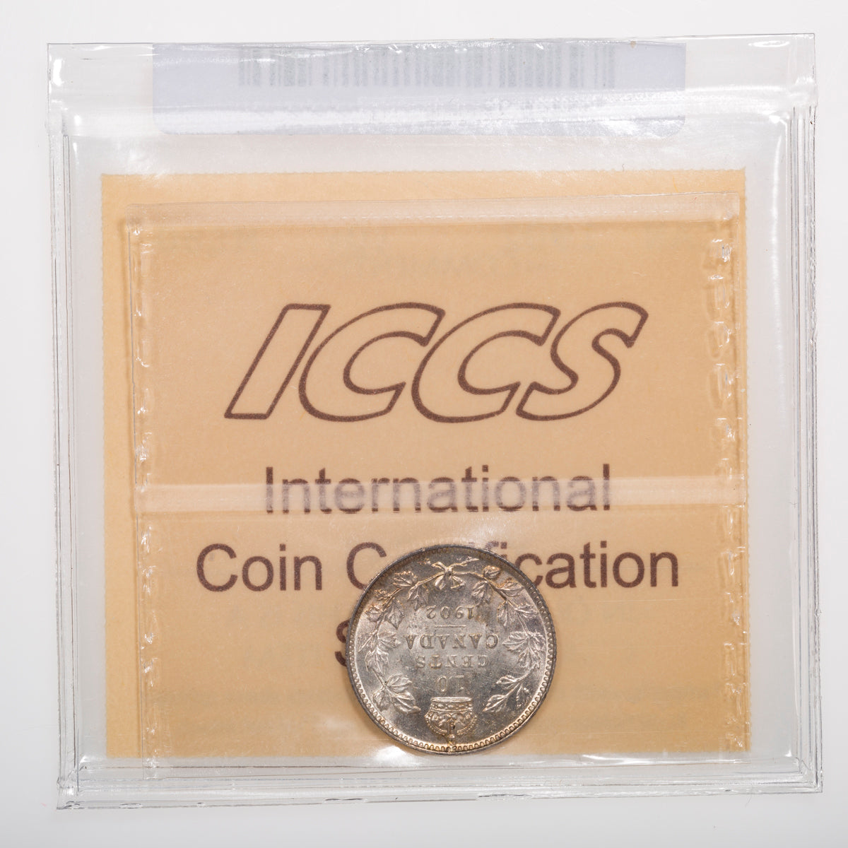 10 Cent 1902 ICCS MS-60