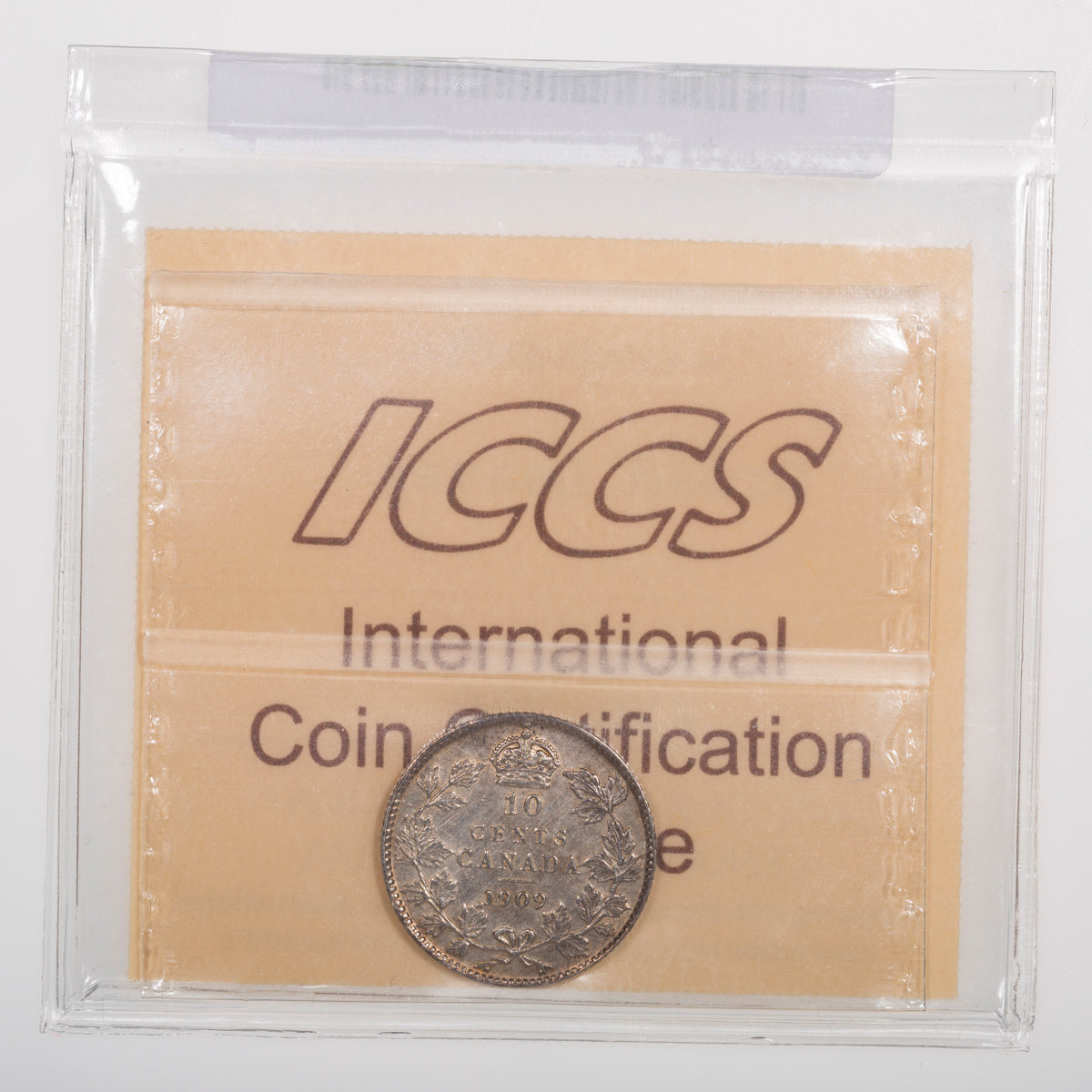 10 Cent 1909 Broad Leaves ICCS VF-30