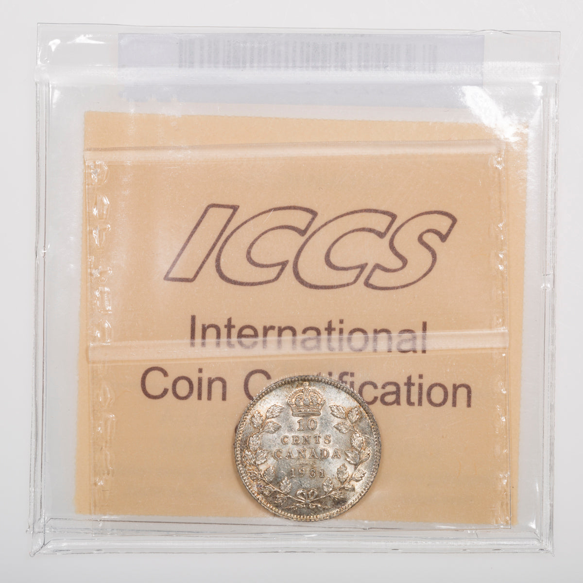 10 Cent 1931 ICCS AU-55