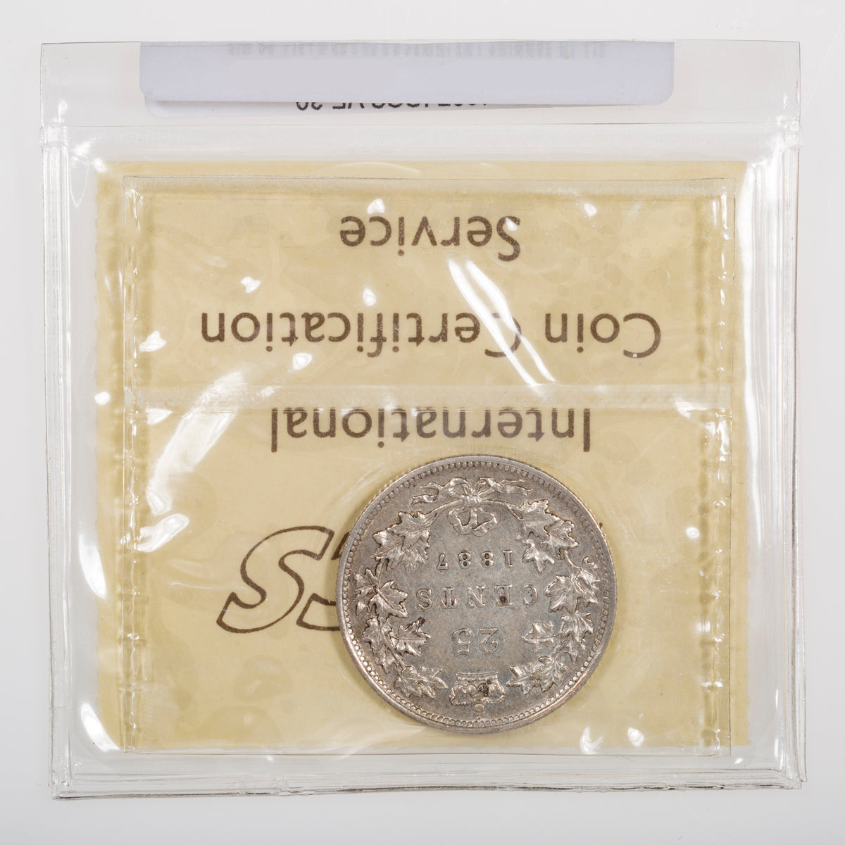 25 Cent 1887 ICCS VF-30