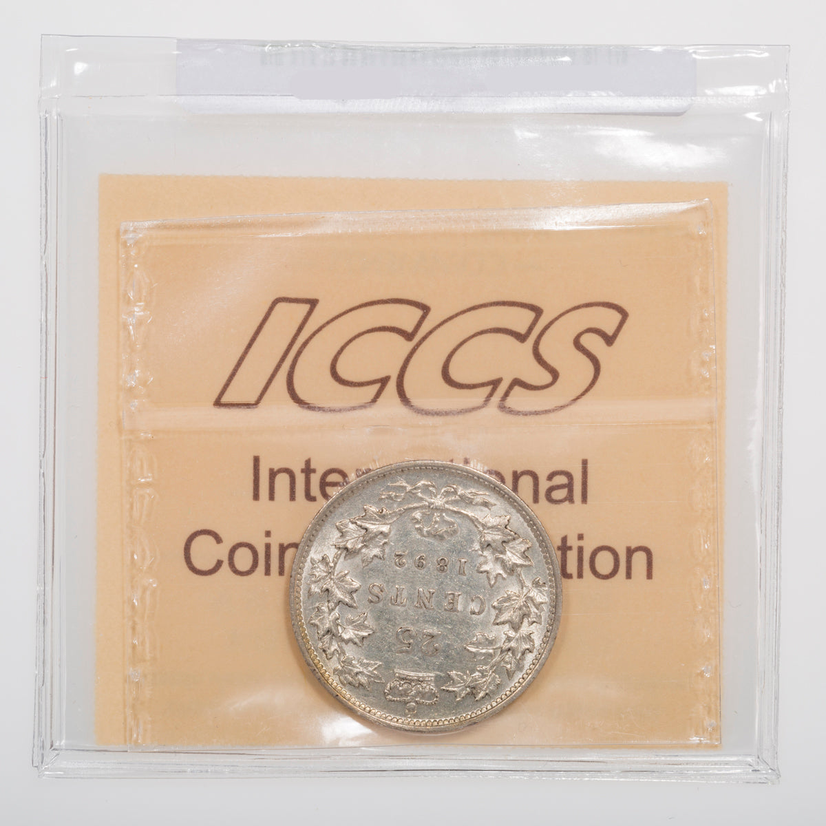 25 Cent 1892 ICCS EF-40