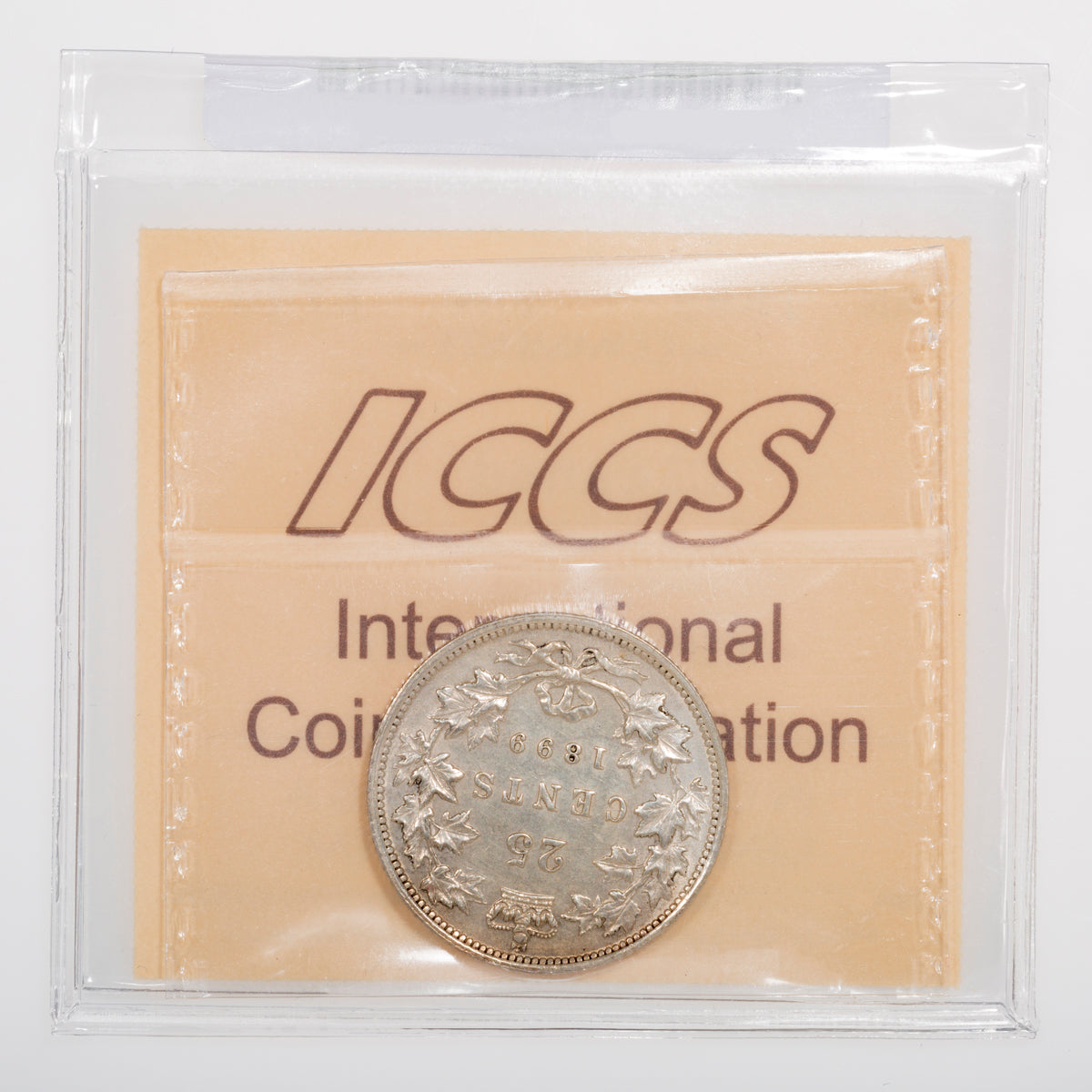 25 Cent 1899 ICCS EF-40