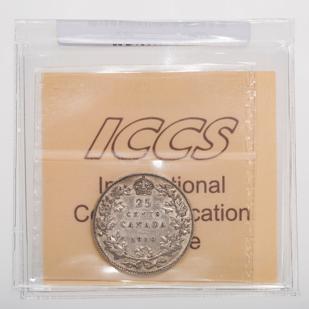 25 Cent 1910 ICCS VF-30