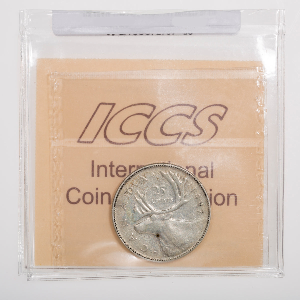 25 Cent 1947 ICCS VF-20
