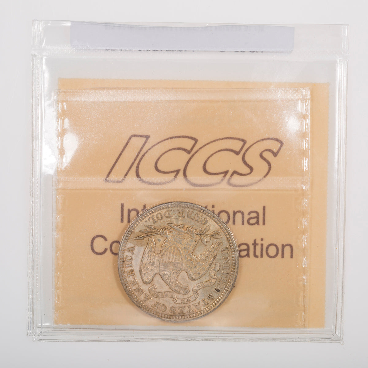 US 25 Cent Seated 1876 ICCS AU-50