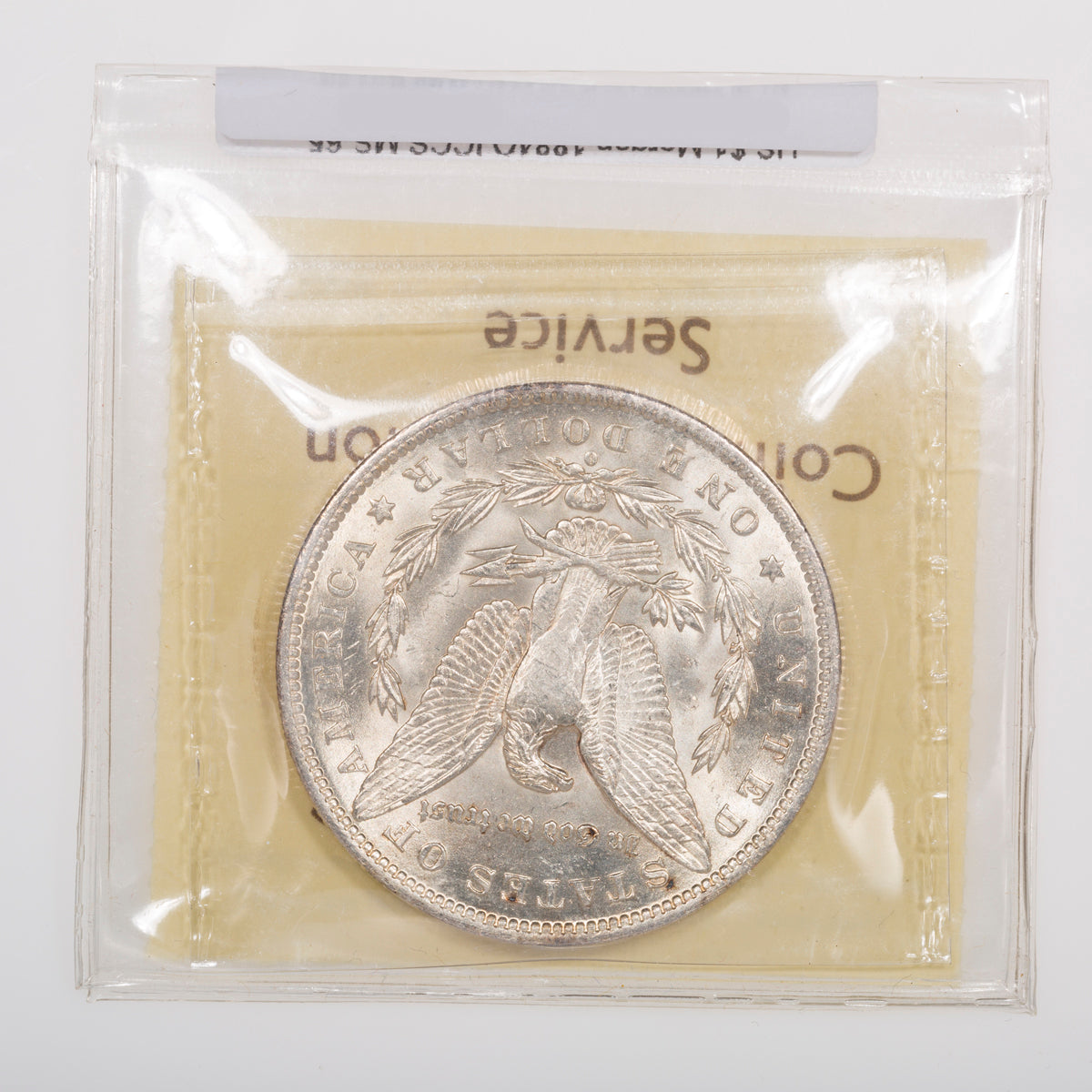 US $1 Morgan 1884O ICCS MS-65