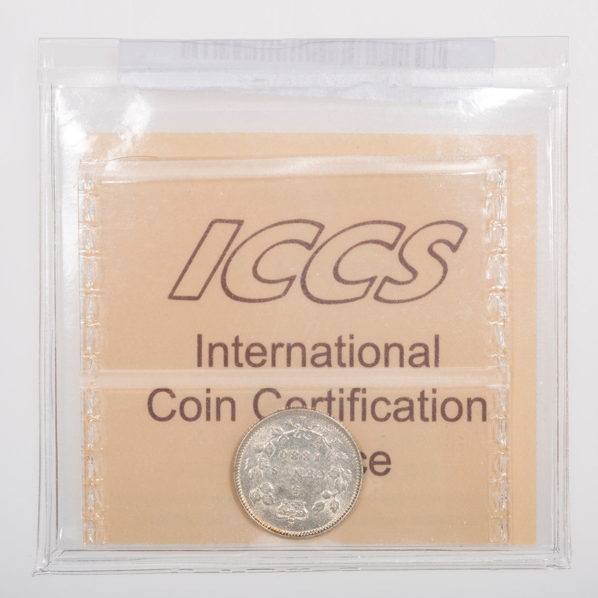 5 Cent 1880H Obverse 3 ICCS EF-40