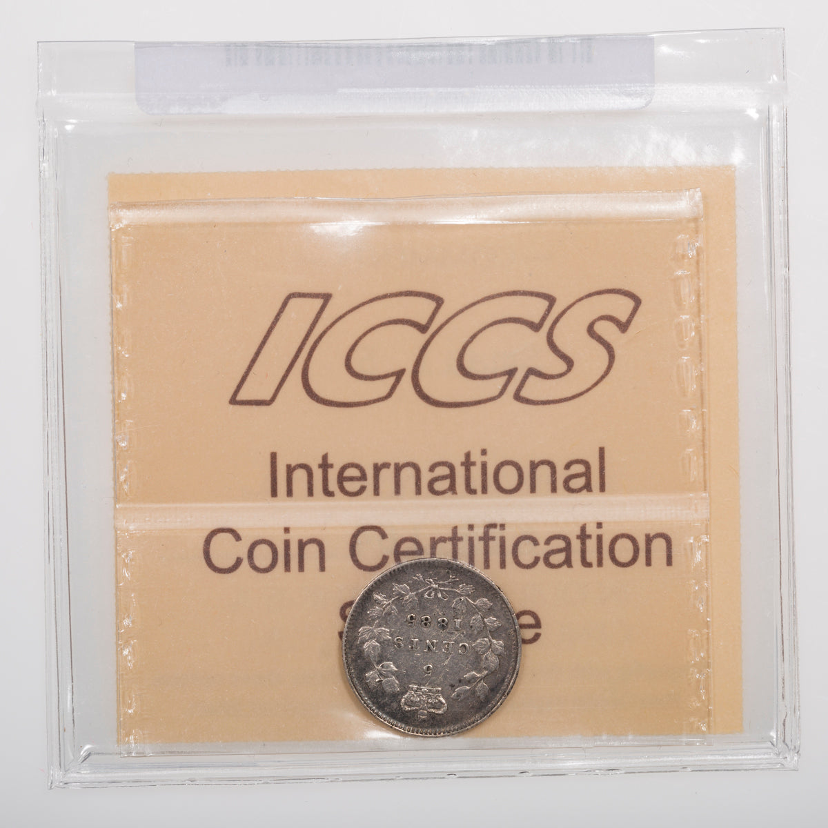 5 Cent 1885 Small 5 ICCS EF-40