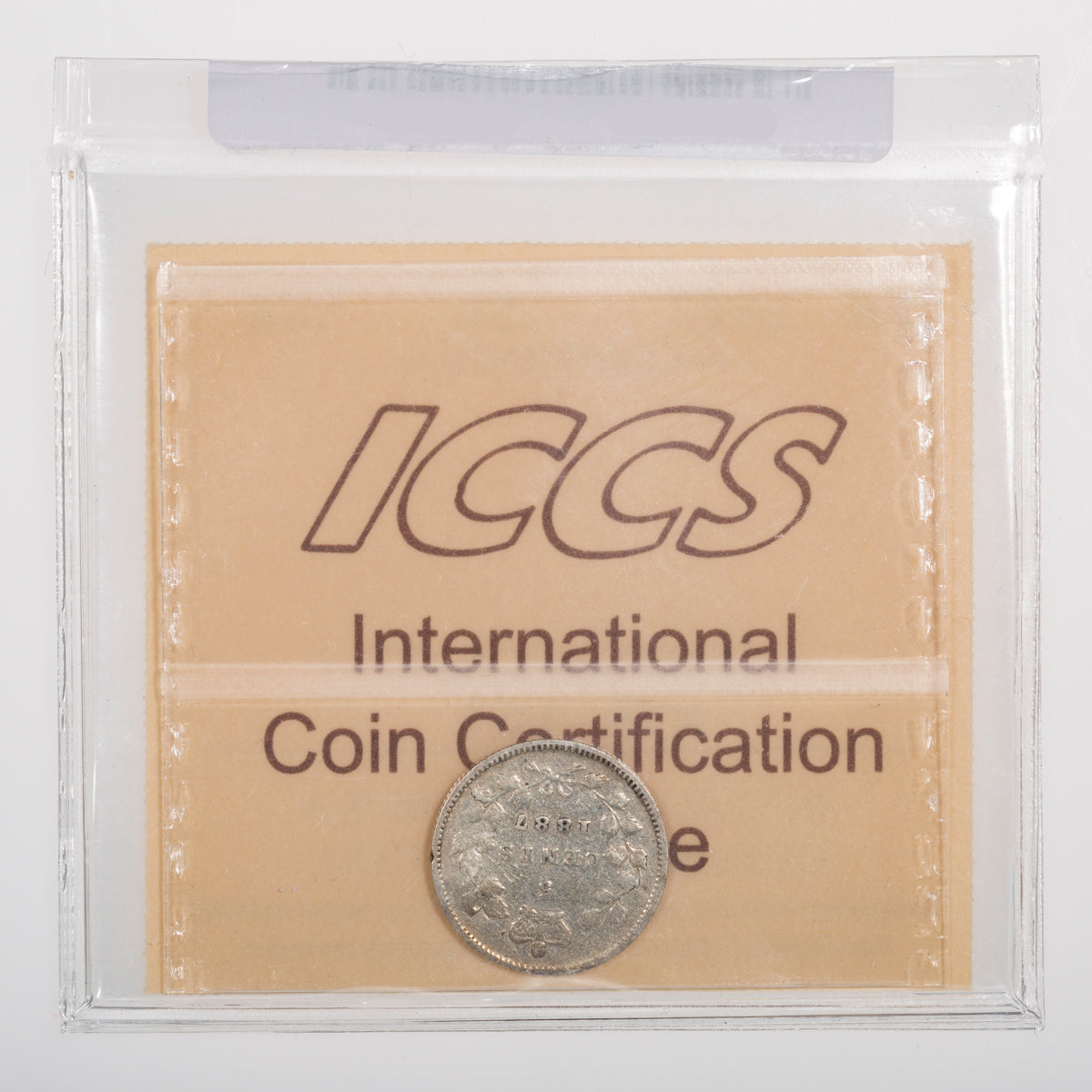 5 Cent 1887 ICCS VG-8