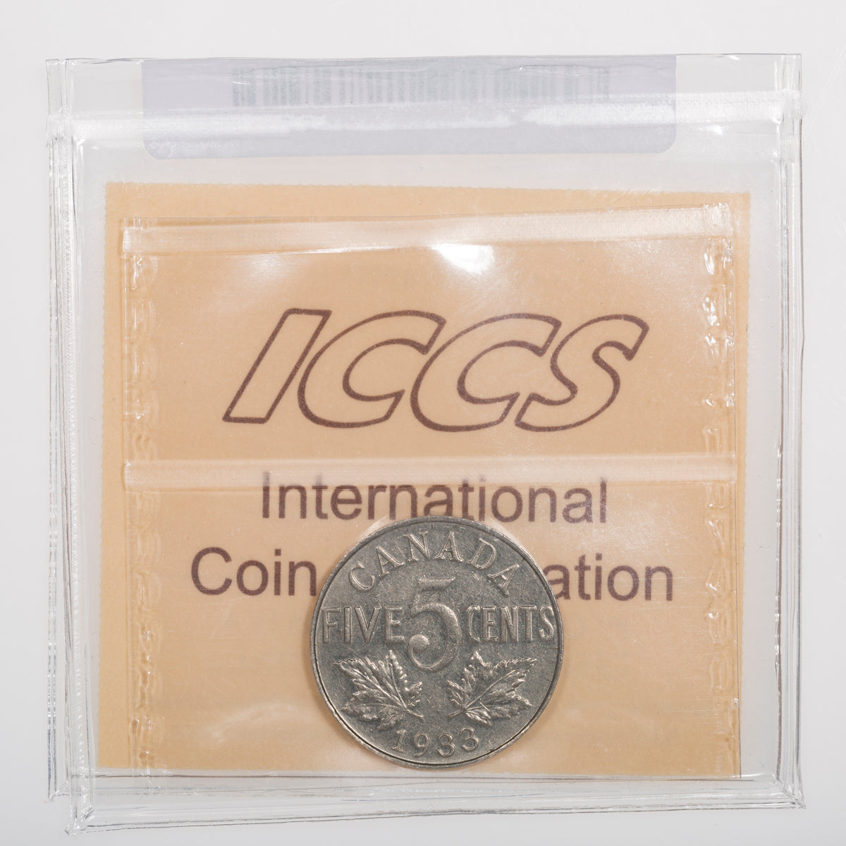5 Cent 1933 ICCS EF-40