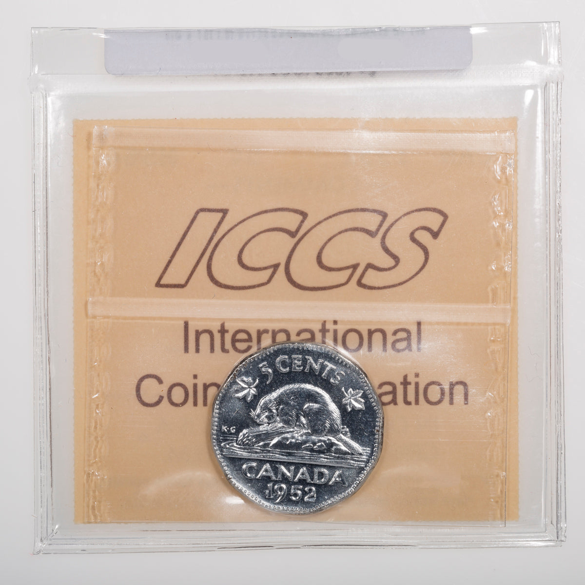 5 Cent 1952 ICCS MS-64