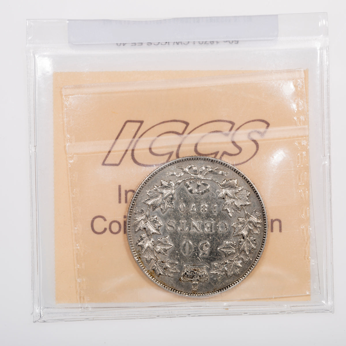 50 Cent 1870 LCW ICCS EF-40