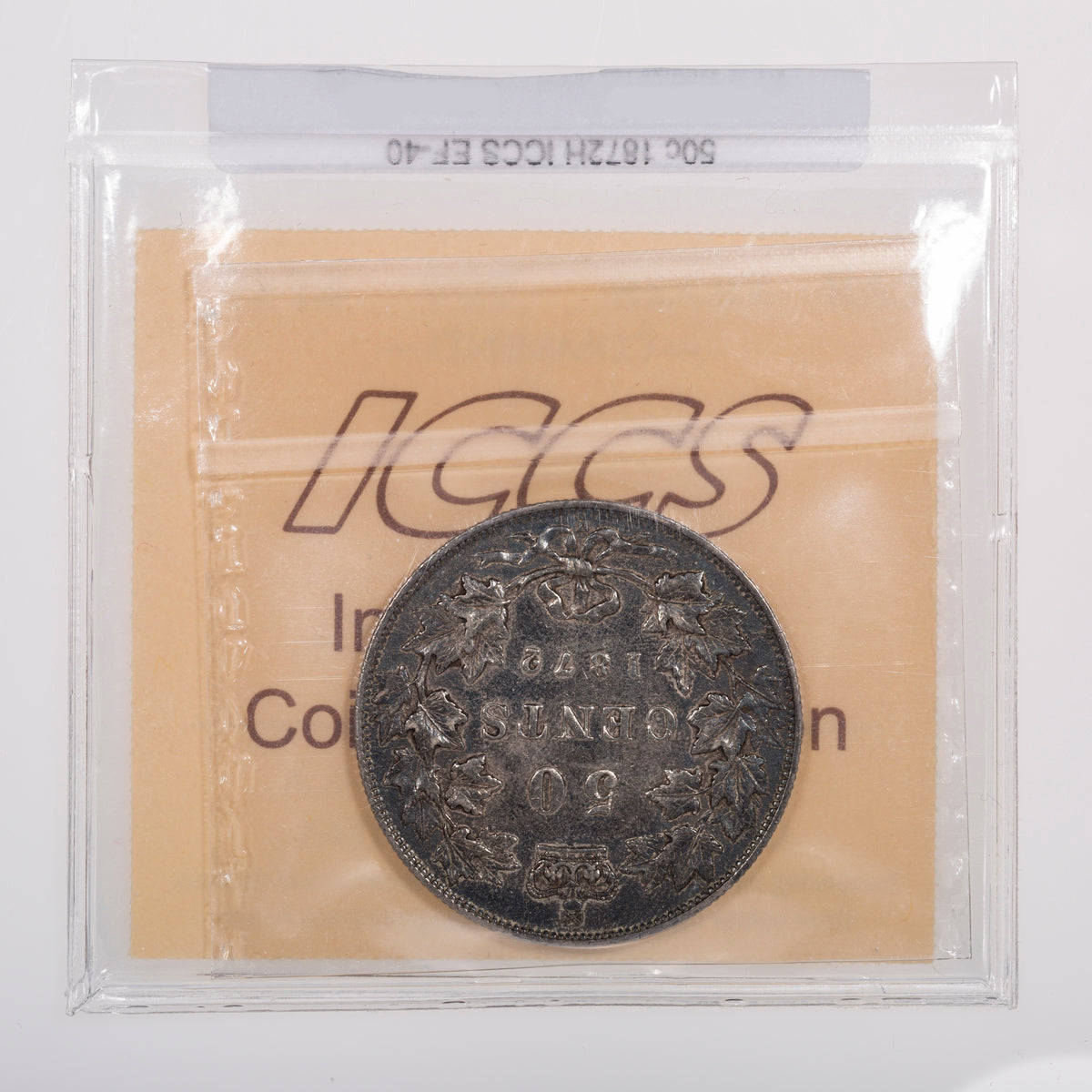 50 Cent 1872H ICCS EF-40