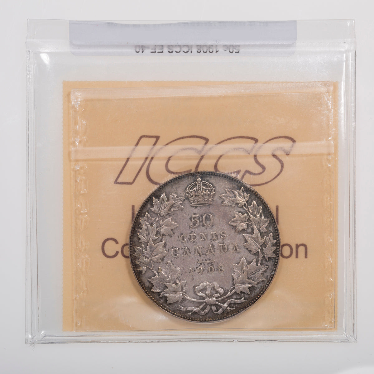 50 Cent 1908 ICCS EF-40