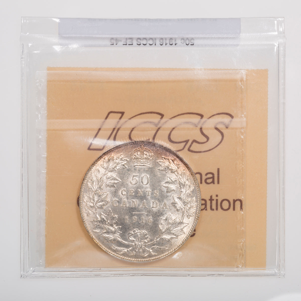 50 Cent 1916 ICCS EF-45