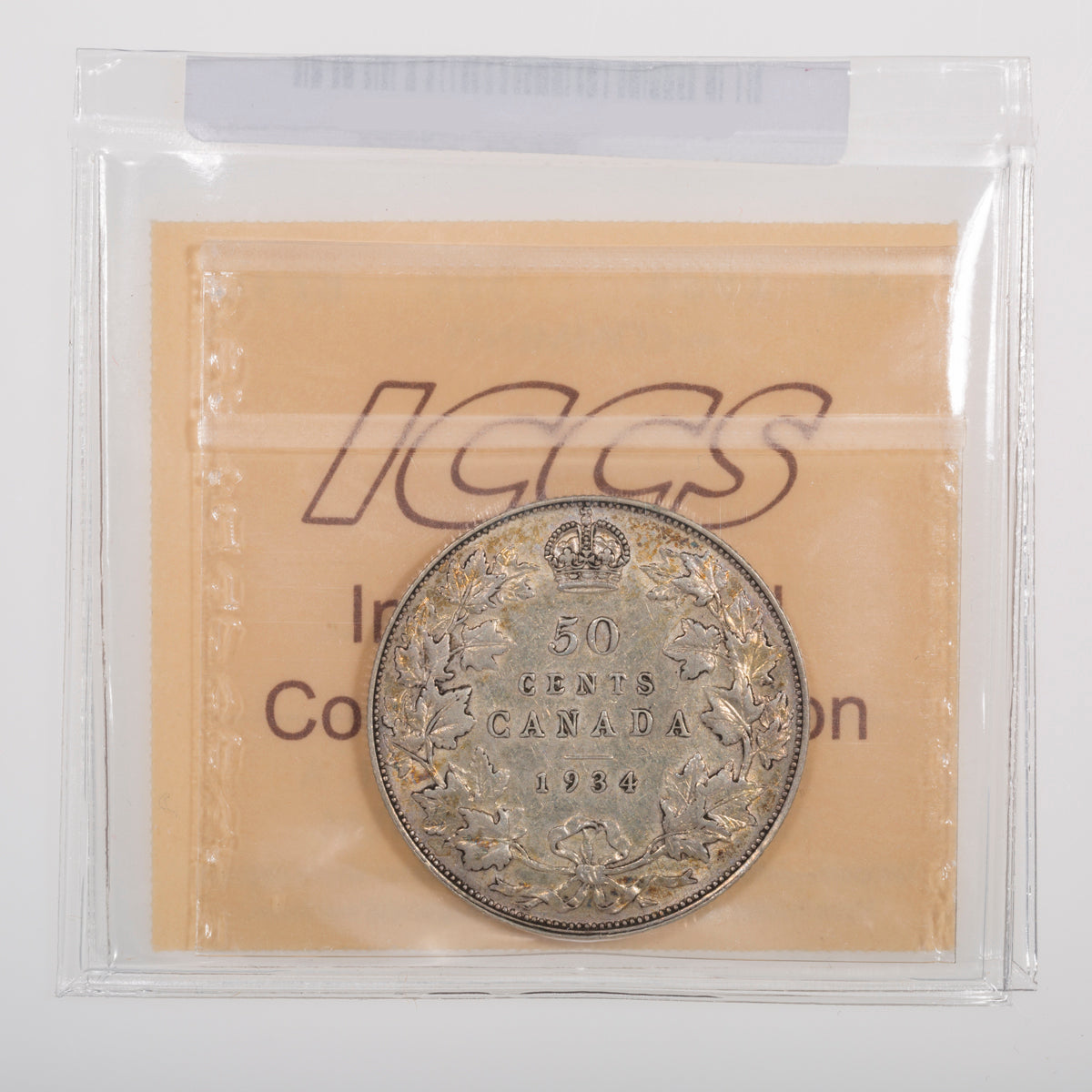 50 Cent 1934 ICCS EF-40