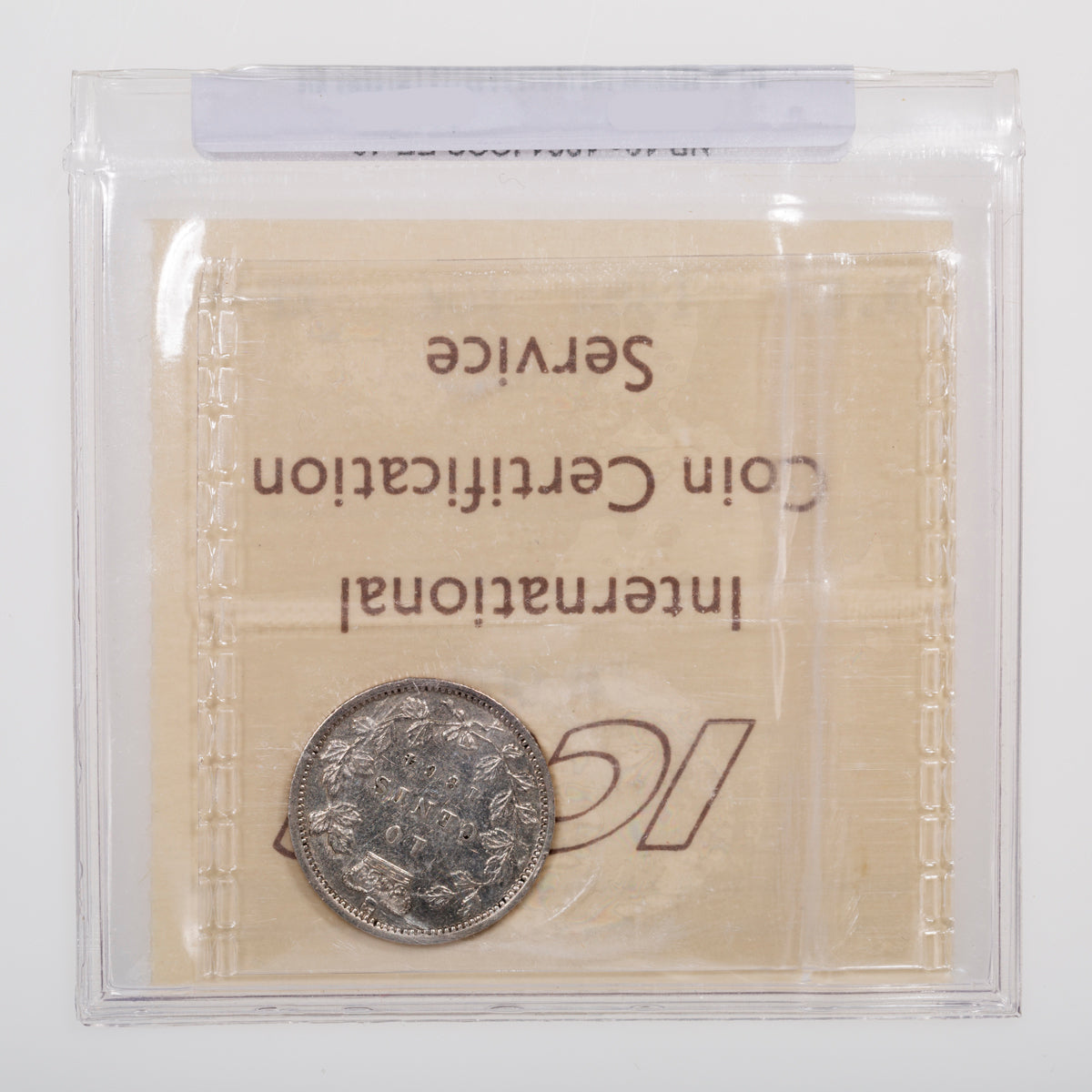 NB 10 Cent 1864 ICCS EF-40