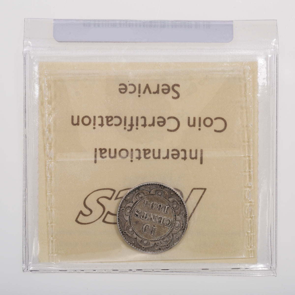 NFLD 10 Cent 1894 Obverse 3 ICCS F-15