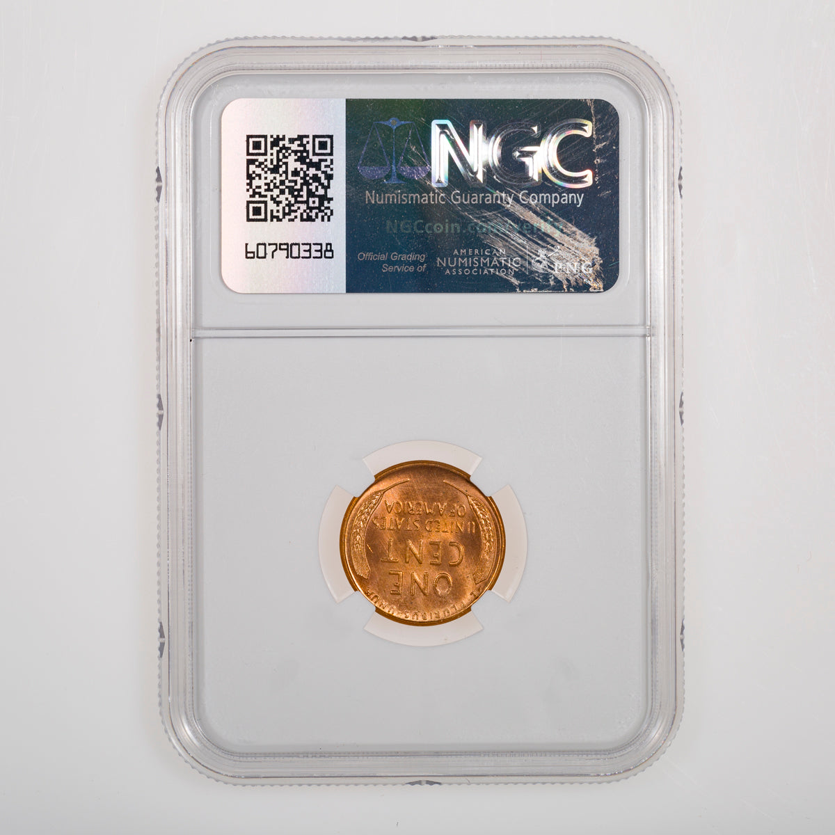 US 1 Cent Wheat 1956 NGC MS-66 RB