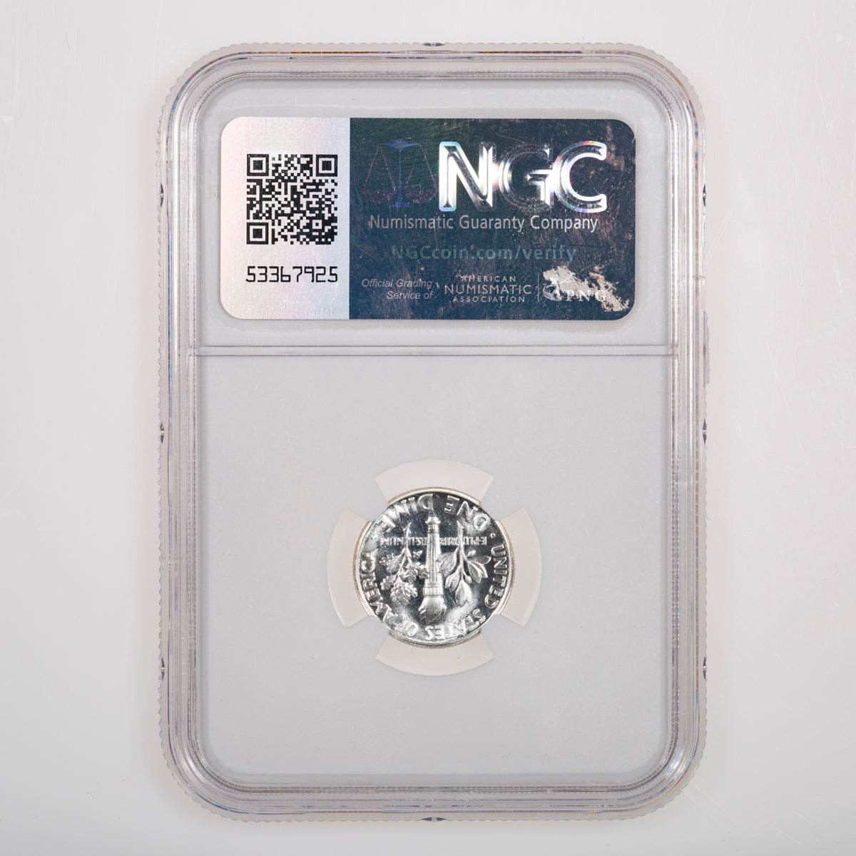 US 10 Cent Roosevelt 1951 NGC PR-66 Cameo