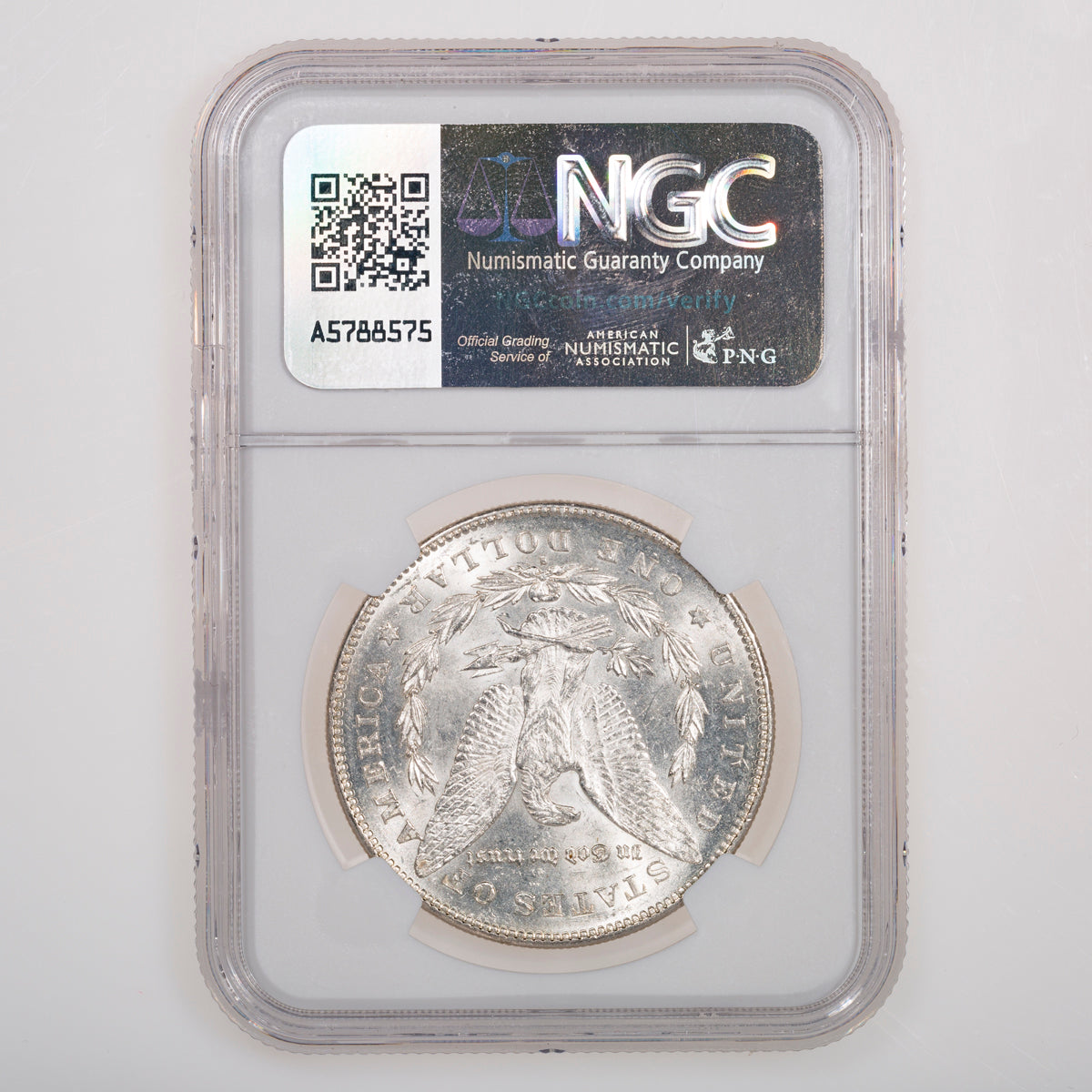 US $1 Morgan 1979S Top 100 VAM 9 Reverse of 1878 NGC AU-58