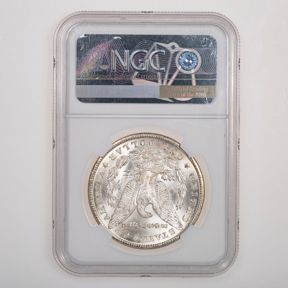 US $1 Morgan 1883CC Wayne Miller Signature NGC MS-64 CAC Green Bean