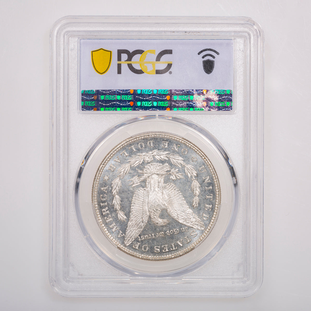 US $1 Morgan 1884 Top 100 VAM 4 Small Dot PCGS MS-62 PL