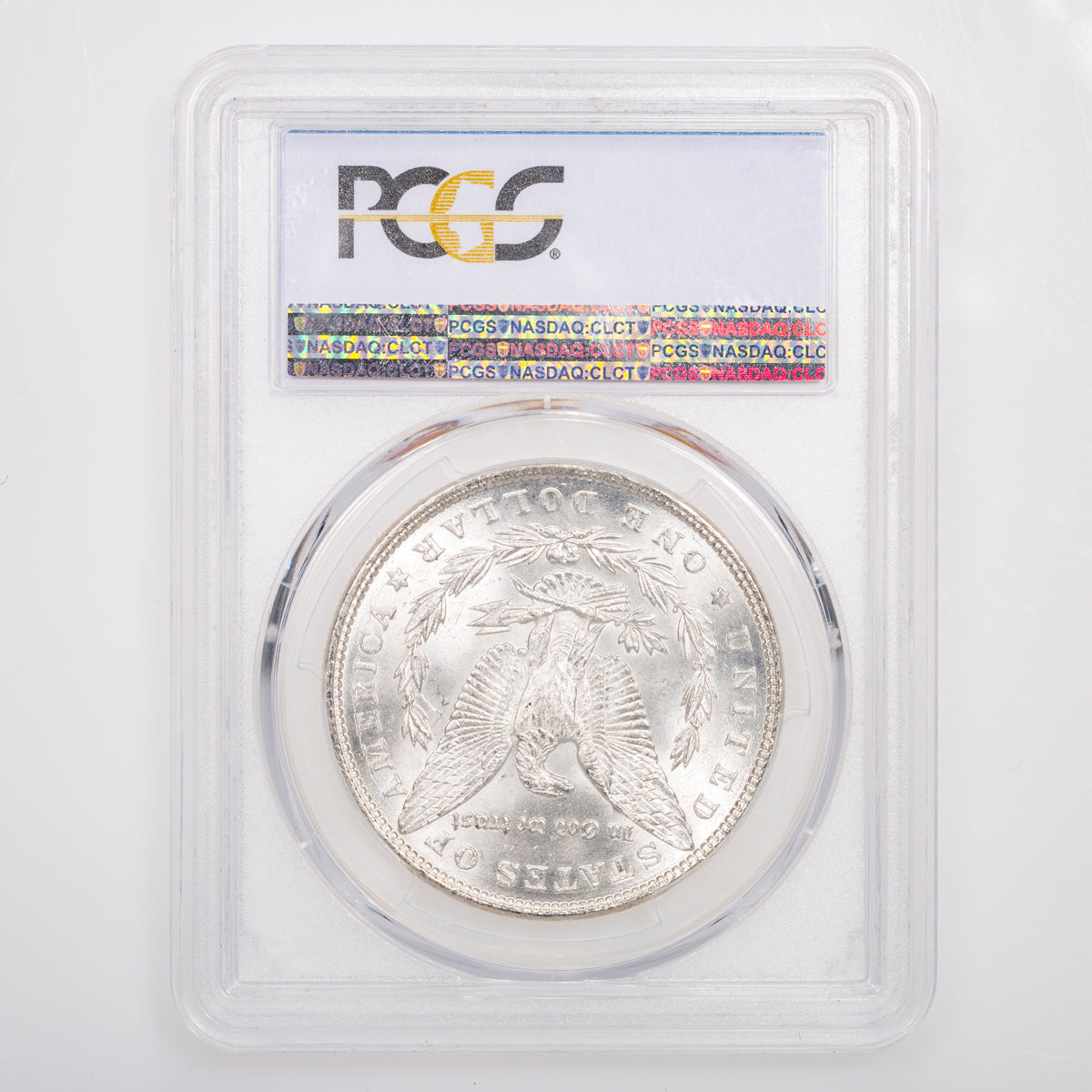 US $1 Morgan 1887 Top 100 VAM 12 Alligator Eye PCGS MS-63