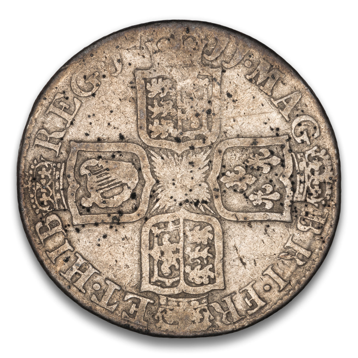 Great Britain Silver 1 Shilling 1711