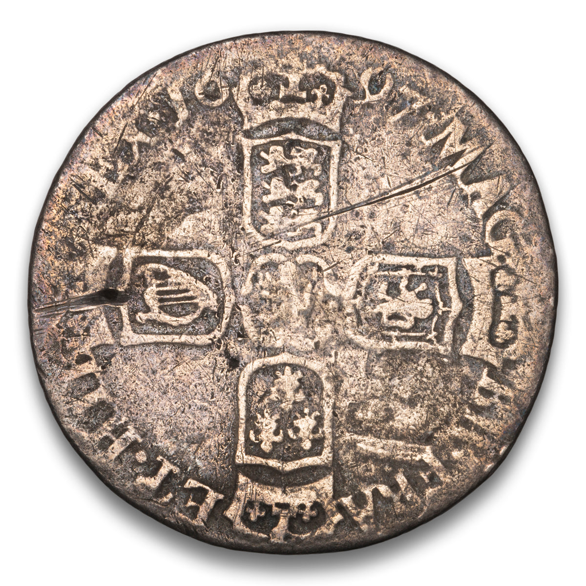 Great Britain Silver 6 Pence 1697