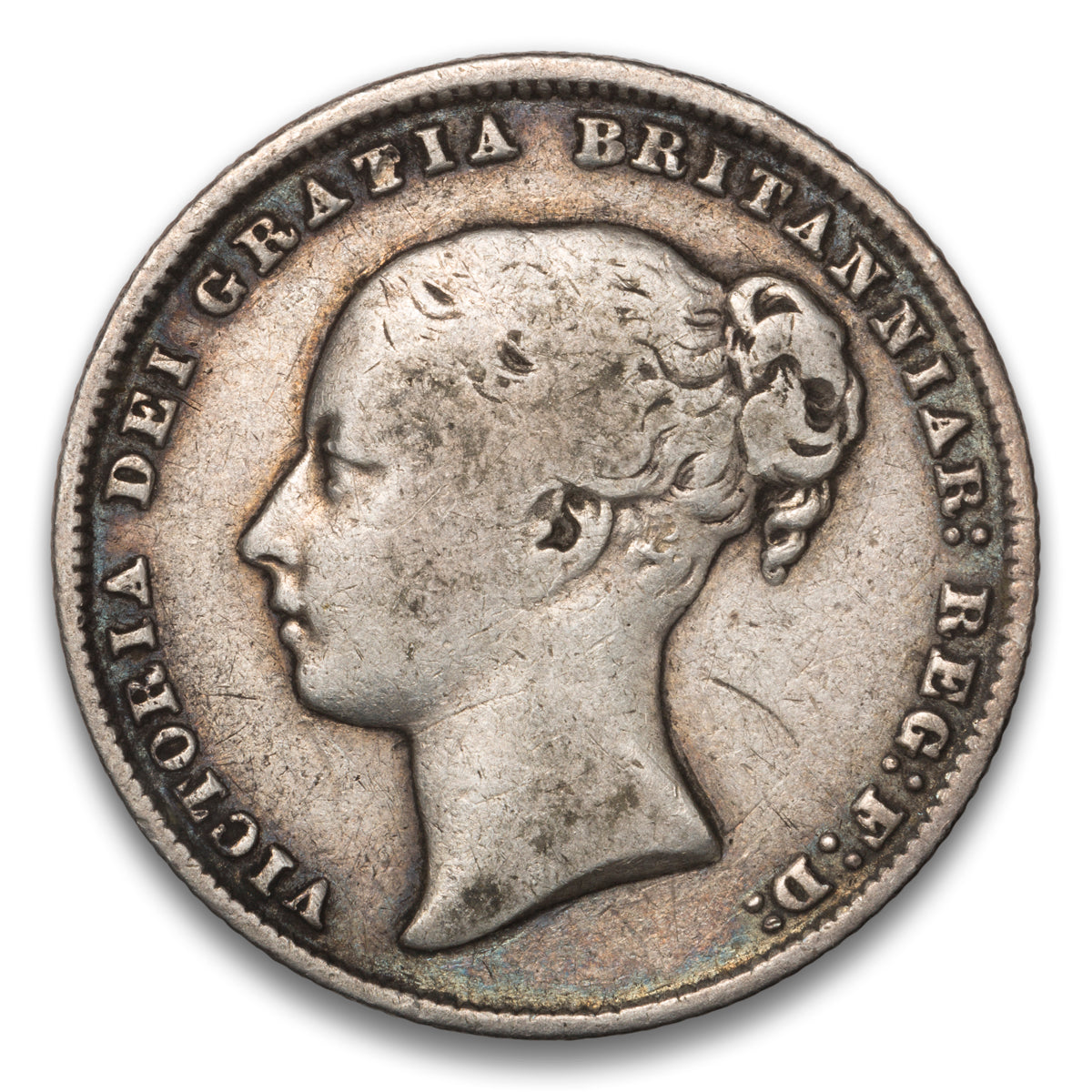 Great Britain Silver 1 Shilling 1866