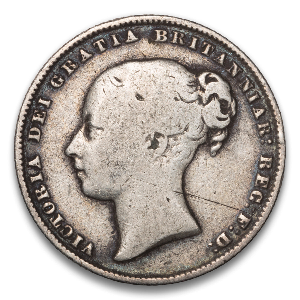 Great Britain Silver 1 Shilling 1867