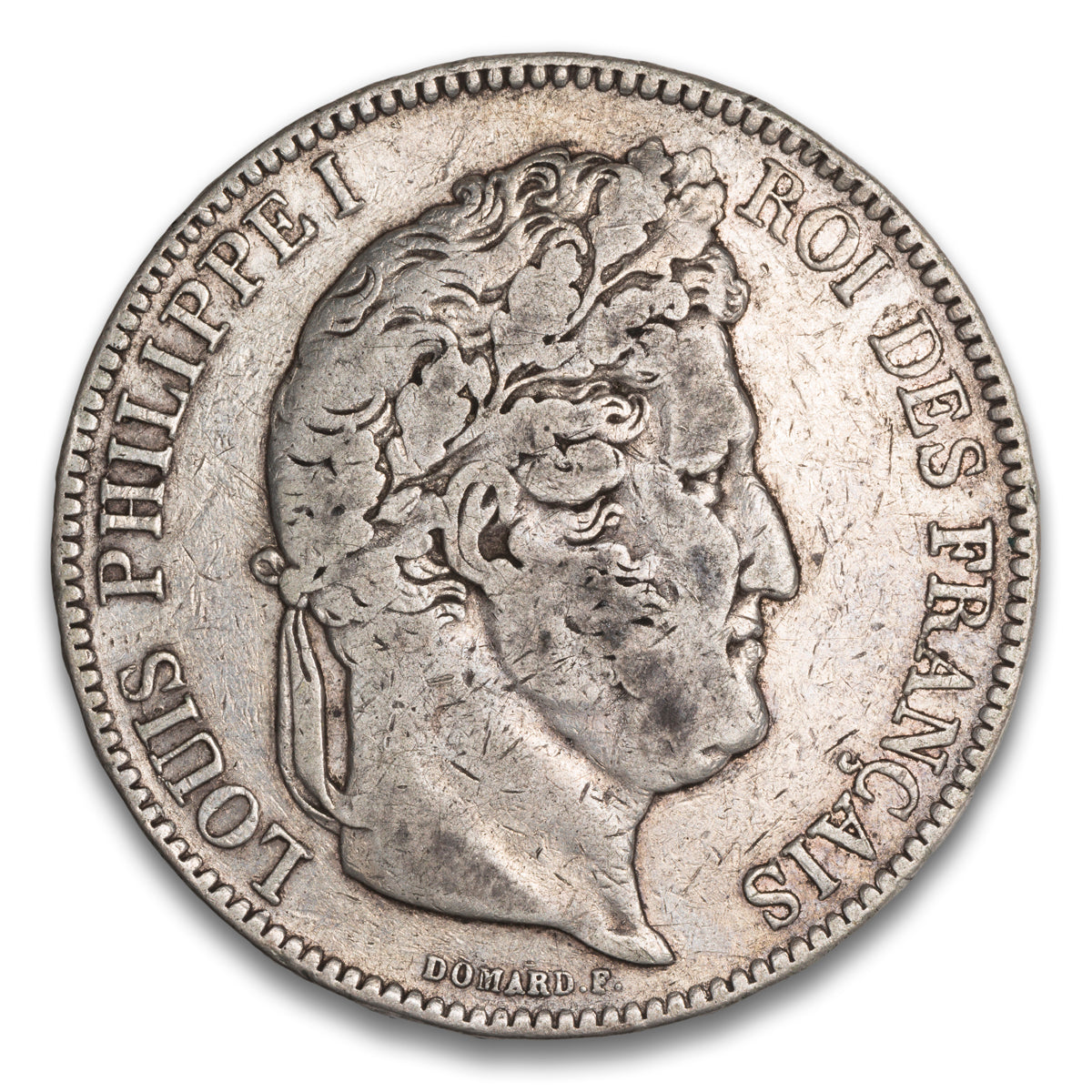 France Silver 5 Francs 1842 B