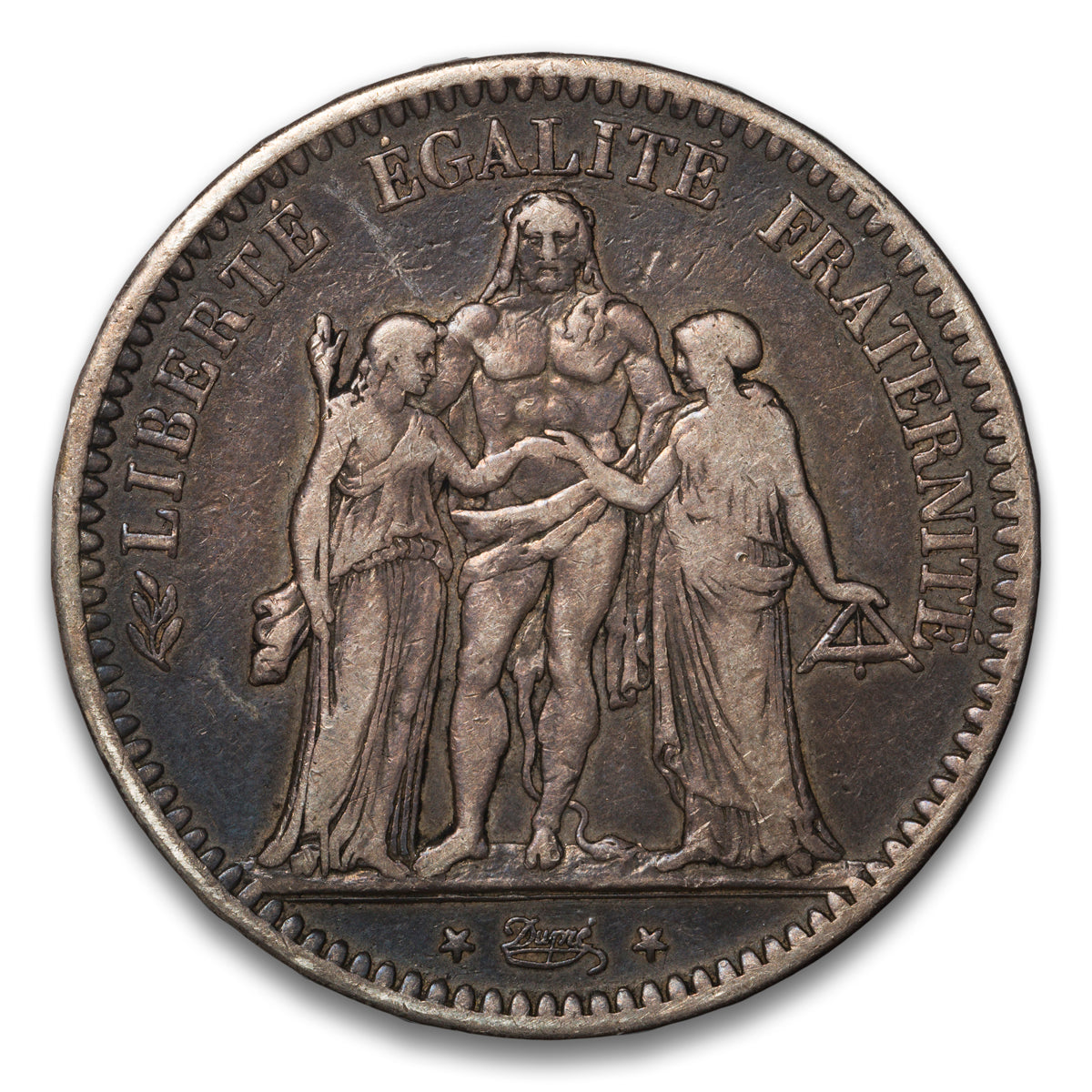 France Silver 5 Francs 1848 A