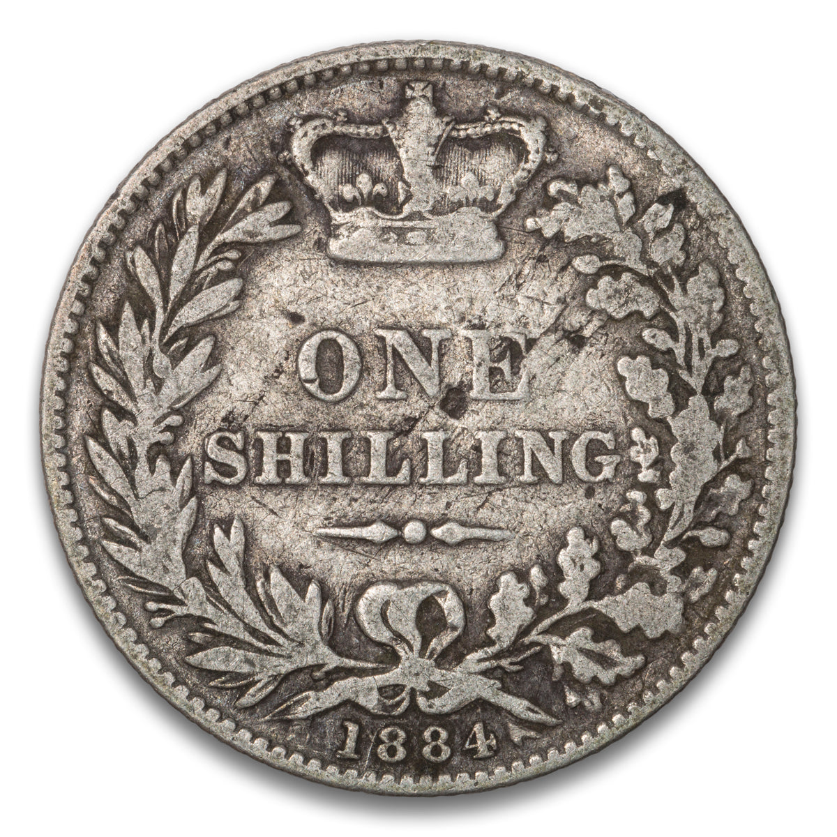 Great Britain Silver 1 Shilling 1884