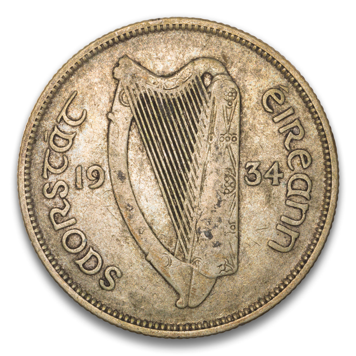 Ireland Silver 1 Florin 1934