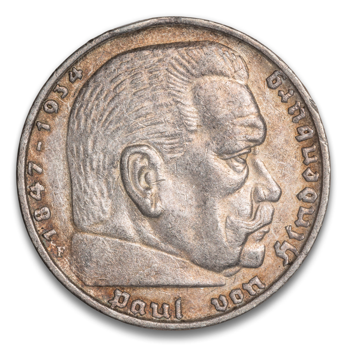 Germany Silver 5 Reichsmark 1935 F