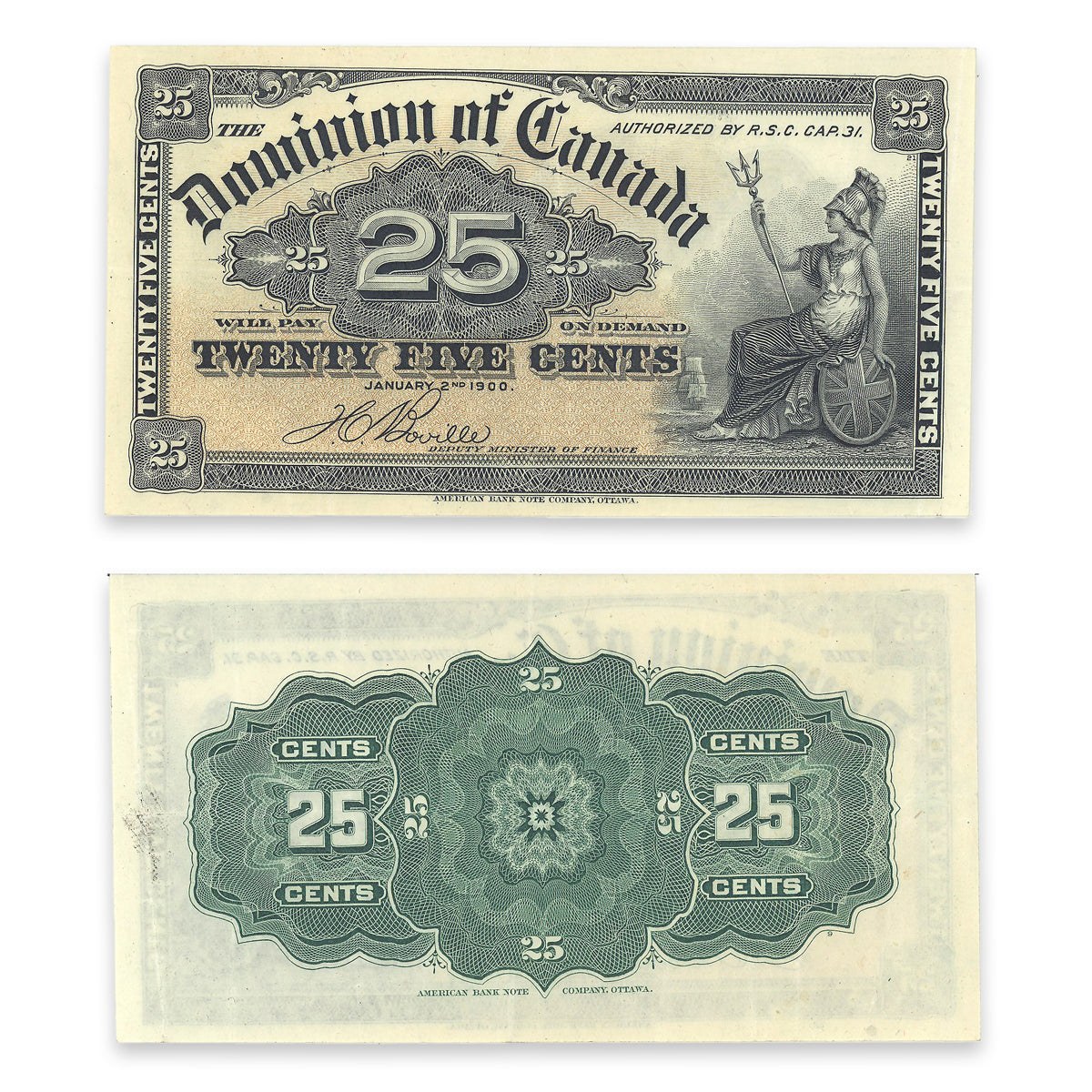 25 Cent 1900 DC-15b EF-45