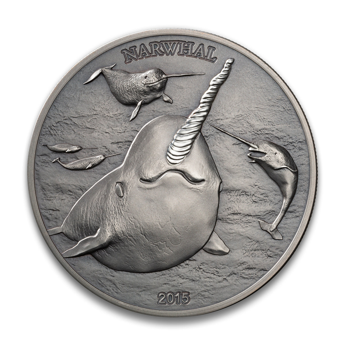2015 $5 Narwhal - Pure Silver Coin