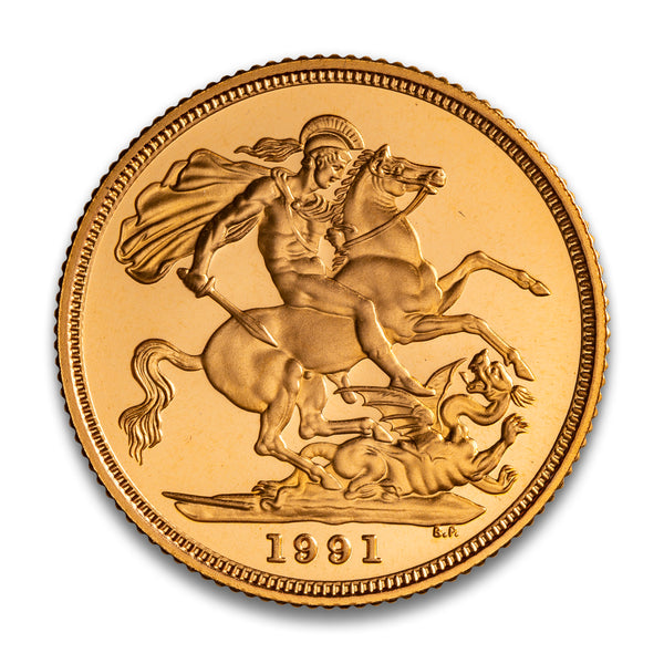 1991 $1 Gold Sovereign