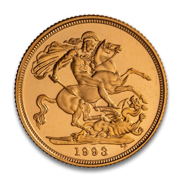 1993 $1 Gold Sovereign