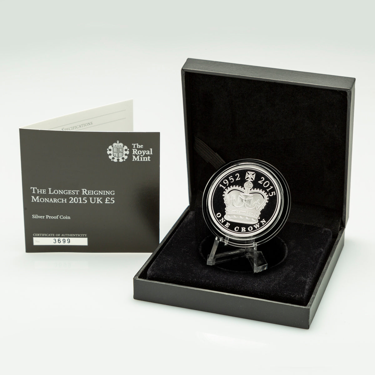 2015 $5 The Longest Reigning Monarch - Sterling Silver Coin