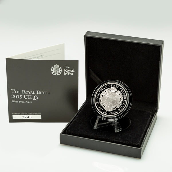2015 $5 The Royal Birth - Sterling Silver Coin