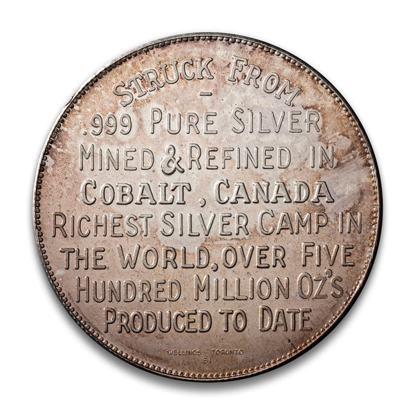 Colbalt, ON 1906-1963 60th Anniversary - Fine Silver Medal
