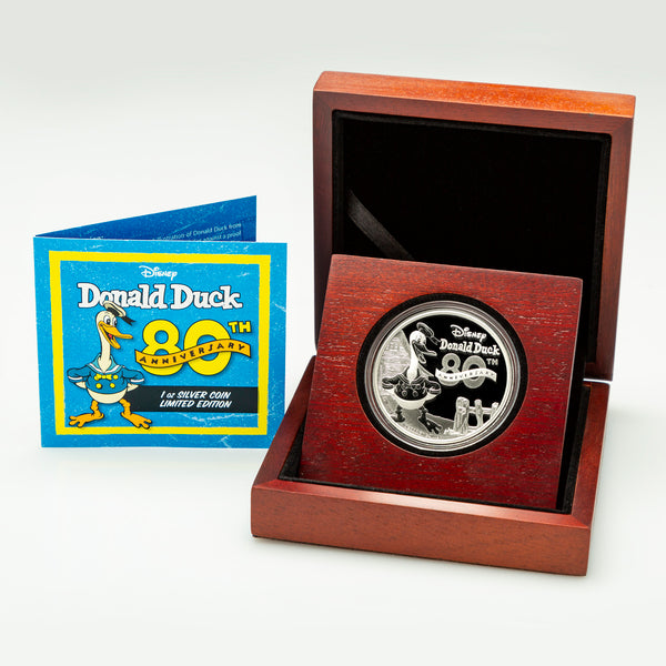 2014 $2 Donald Duck 80th Anniversary - Pure Silver Coin