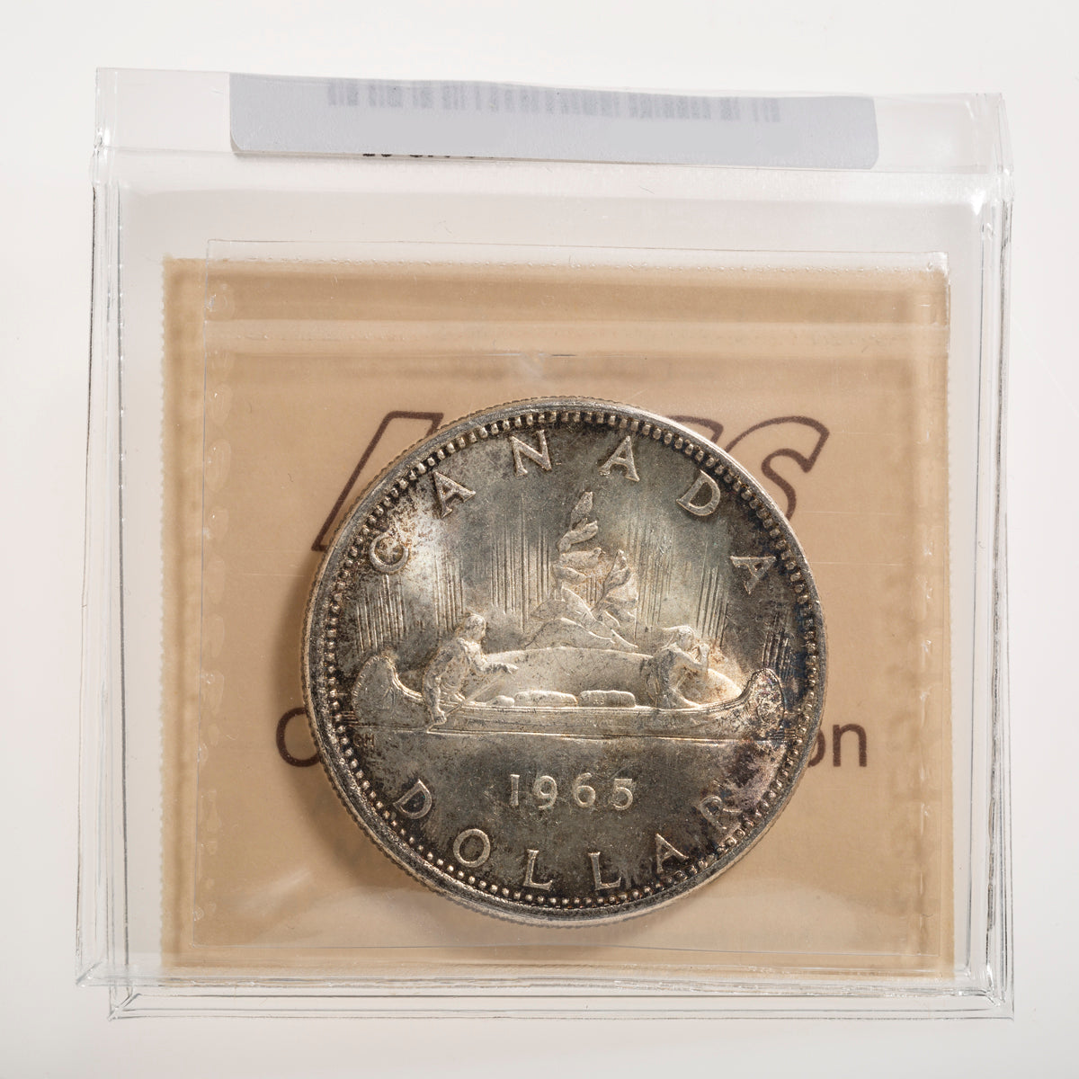 $1 1965 LB P5 ICCS MS-65