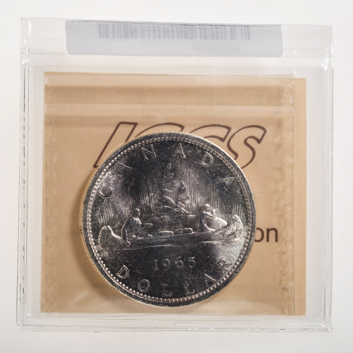 $1 1965 MB P5 ICCS MS-65