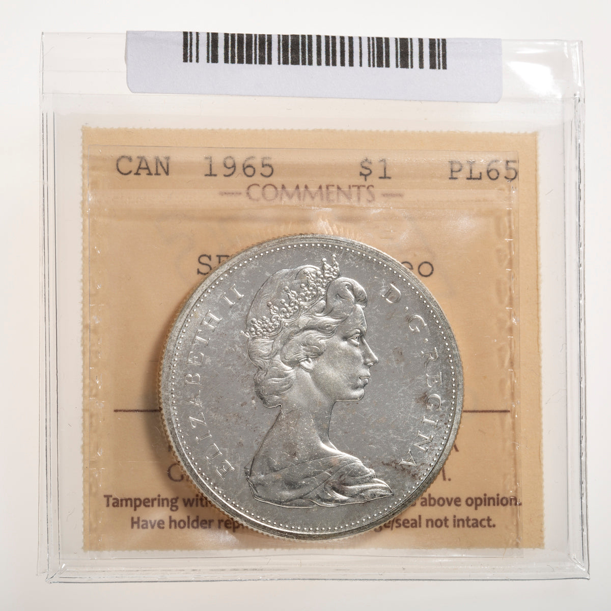 $1 1965 SB B5 Cameo ICCS PL-65