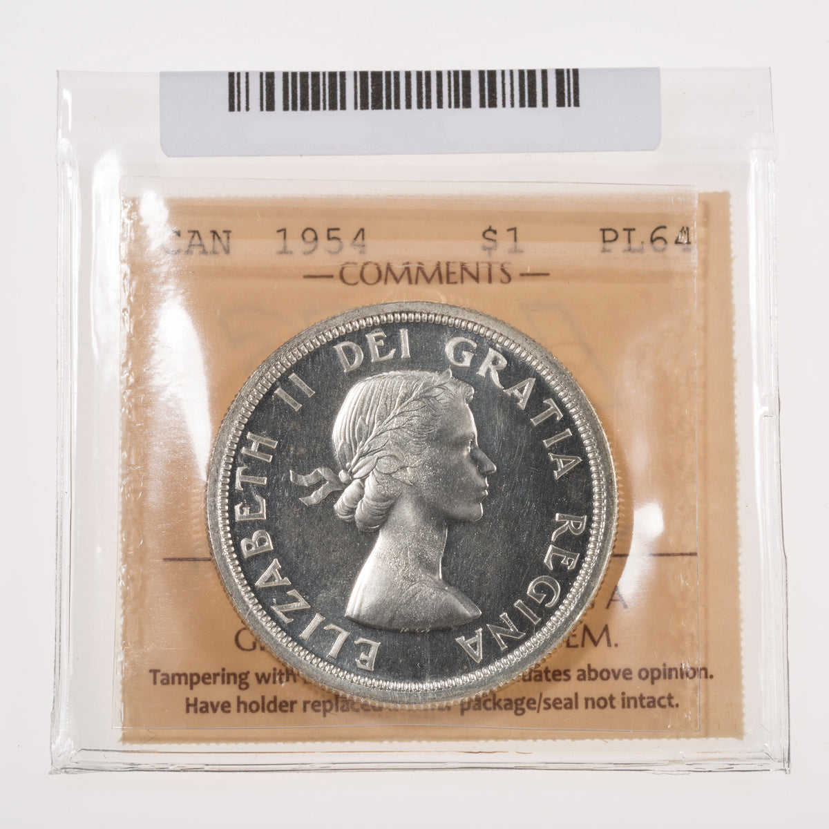 $1 1954 FWL Cameo ICCS PL-64